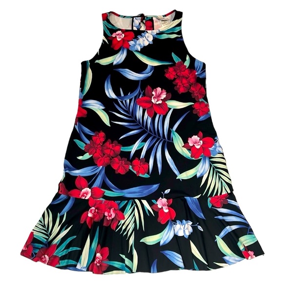 Tommy Bahama Midnight Orchid High-Neck Dress - Picture 4 of 16